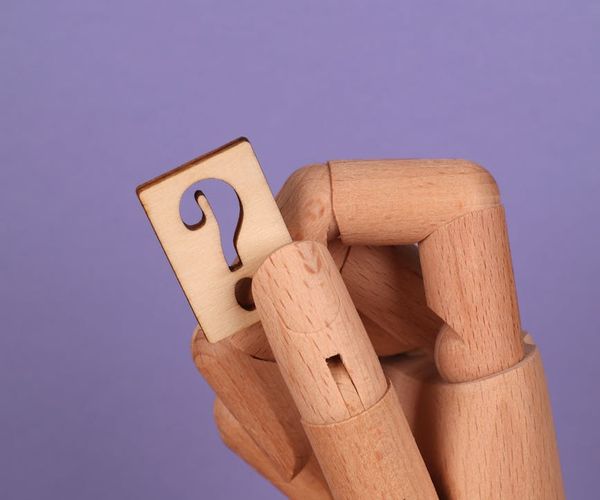 Abstract violet glow in a dark studio room